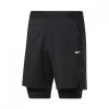 REEBOK SHORT EPIC 2IN1 Nero