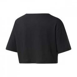REEBOK T-SHIRT CROP MET YOU THER DONNA Nero -Negozio online TRAINING E PALESTRA Italia 2022 reebok gr9454 t shirt crop met you ther donna abbigliamento training e palestra donna 043063101 blk 2