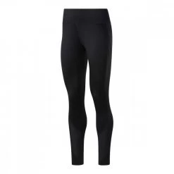 REEBOK LEGGINGS WORKOUT READY MESH DONNA Nero
