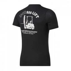 REEBOK T-SHIRT WEIGHTLIFTING NOVELTY GRAPHIC Nero -Negozio online TRAINING E PALESTRA Italia 2022 reebok gs4223 t shirt weightlifting novelty abbigliamento training e palestra uomo 043063501 blk 2