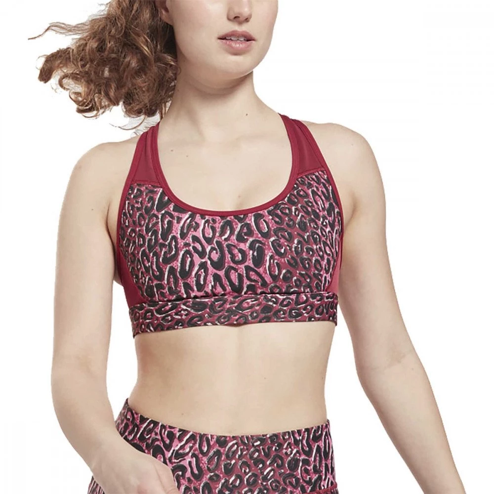 REEBOK REGGISENO LUX RACER MODERN SAFARI Rosa 2 REEBOK REGGISENO LUX RACER MODERN SAFARI Rosa - immagine 2