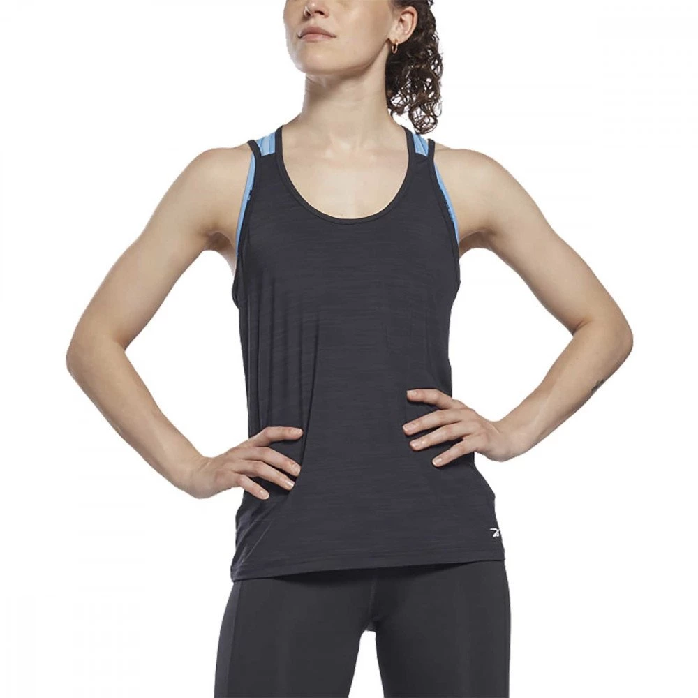 REEBOK CANOTTA ACTIVECHILL ATHLETIC DONNA Nero 2 REEBOK CANOTTA ACTIVECHILL ATHLETIC DONNA Nero - immagine 2