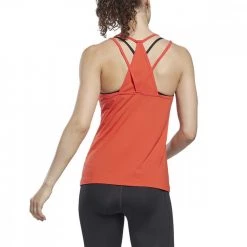 REEBOK CANOTTA ACTIVECHILL ATHLETIC DONNA Arancio -Negozio online TRAINING E PALESTRA Italia 2022 reebok h51451 canotta activechill athletic donna abbigliamento training e palestra donna 044382901 red 3