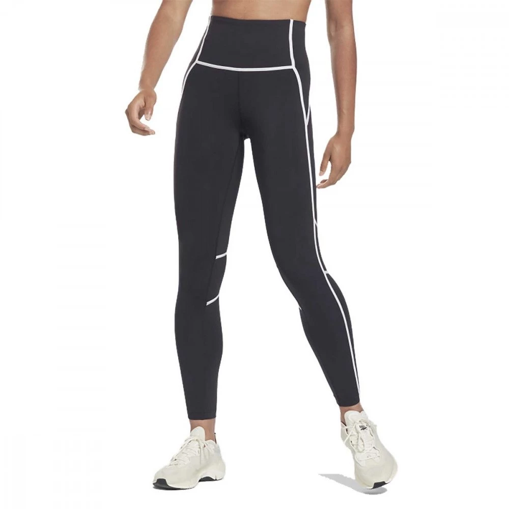 REEBOK LEGGINGS LUX HR DONNA Nero 2 REEBOK LEGGINGS LUX HR DONNA Nero - immagine 2