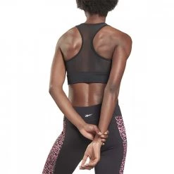 REEBOK REGGISENO MODERN SAFARI Nero -Negozio online TRAINING E PALESTRA Italia 2022 reebok h56410 modern safari bralette abbigliamento training e palestra donna 043067701 blk 3