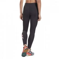 REEBOK LEGGINGS MODERN SAFARI DONNA Nero -Negozio online TRAINING E PALESTRA Italia 2022 reebok h56413 modern safari legging abbigliamento training e palestra donna 043067801 blk 3