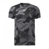 REEBOK T-SHIRT WORKOUT READY ALLOVER Nero
