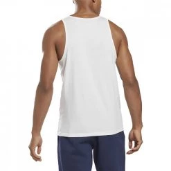 REEBOK CANOTTA GS VECTOR Bianco 5 REEBOK CANOTTA GS VECTOR Bianco -Negozio online TRAINING E PALESTRA Italia 2022 reebok hd4006 canotta gs vector abbigliamento training e palestra uomo 044385401 wht 3