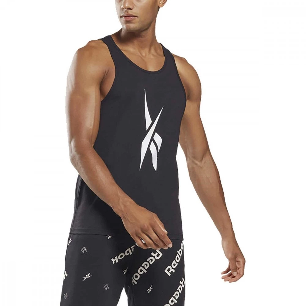 REEBOK CANOTTA GS VECTOR Nero 2 REEBOK CANOTTA GS VECTOR Nero - immagine 2