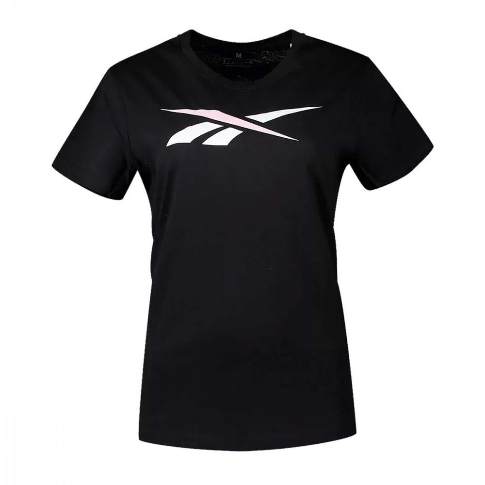 REEBOK T-SHIRT VECTOR DONNA Nero 1 REEBOK T-SHIRT VECTOR DONNA Nero