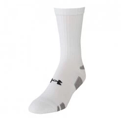 UNDER ARMOUR Calze Heather Crew Bianco