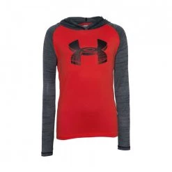 UNDER ARMOUR Felpa Con Cappuccio Tech Prototype Bambino Rosso