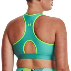 UNDER ARMOUR REGGISENO ARMOUR® MID KEYHOLE Verde 7 UNDER ARMOUR REGGISENO ARMOUR® MID KEYHOLE Verde -Negozio online TRAINING E PALESTRA Italia 2022 under armour 1307196 reggiseno armour mid keyhole abbigliamento training e palestra donna 044896001 369 4