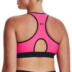 UNDER ARMOUR REGGISENO ARMOUR® MID KEYHOLE Rosa -Negozio online TRAINING E PALESTRA Italia 2022 under armour 1307196 reggiseno armour mid keyhole abbigliamento training e palestra donna 044896101 695 4