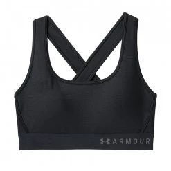 UNDER ARMOUR REGGISENO ARMOUR® HEATGEAR® MID CROSSBACK Nero