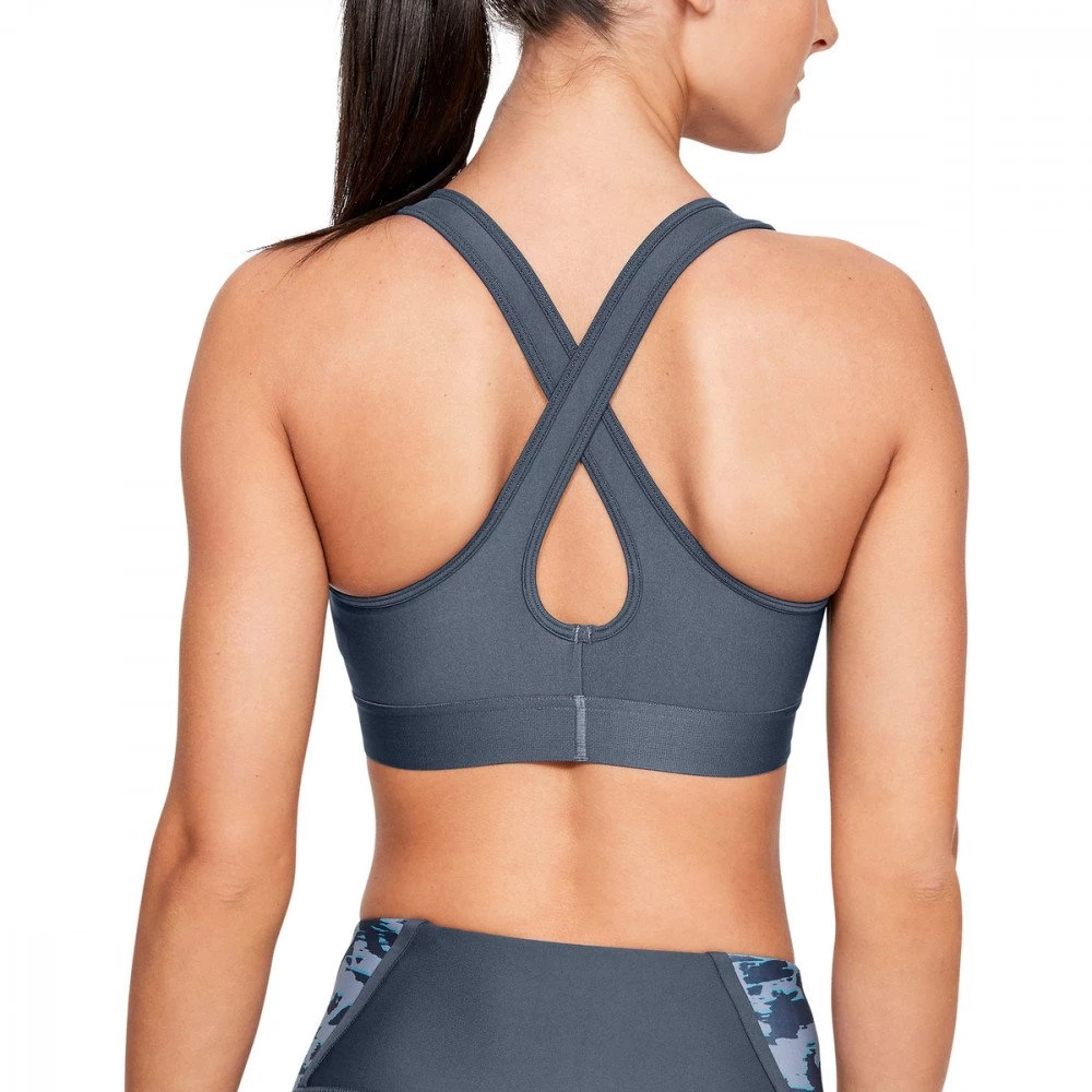 UNDER ARMOUR REGGISENO ARMOUR MID CROSSBACK Grigio 4 UNDER ARMOUR REGGISENO ARMOUR MID CROSSBACK Grigio - immagine 4