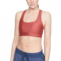 UNDER ARMOUR REGGISENO ARMOUR MID CROSSBACK Rosa -Negozio online TRAINING E PALESTRA Italia 2022 under armour 1307200 reggiseno armour mid crossback abbigliamento training e palestra donna 039172101 692 3