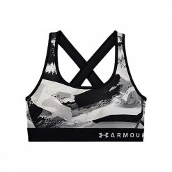 UNDER ARMOUR REGGISENO ARMOUR® HEATGEAR® CROSSBACK PRINT Grigio