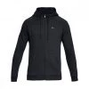 UNDER ARMOUR FELPA FULL ZIP CON CAPPUCCIO RIVAL FLEECE Nero