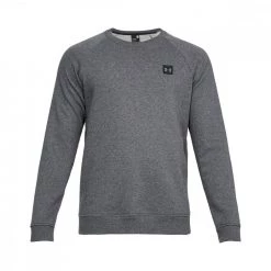 UNDER ARMOUR Felpa Girocollo Rival Fleece Crew Grigio
