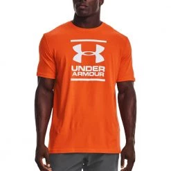 UNDER ARMOUR T-SHIRT GL FOUNDATION Arancio -Negozio online TRAINING E PALESTRA Italia 2022 under armour 1326849 t shirt gl foundation abbigliamento training e palestra uomo 044897501 800 2
