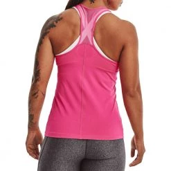 UNDER ARMOUR CANOTTA RACER HG DONNA Fucsia -Negozio online TRAINING E PALESTRA Italia 2022 under armour 1328962 canotta racer hg donna abbigliamento training e palestra donna 044896201 695 4