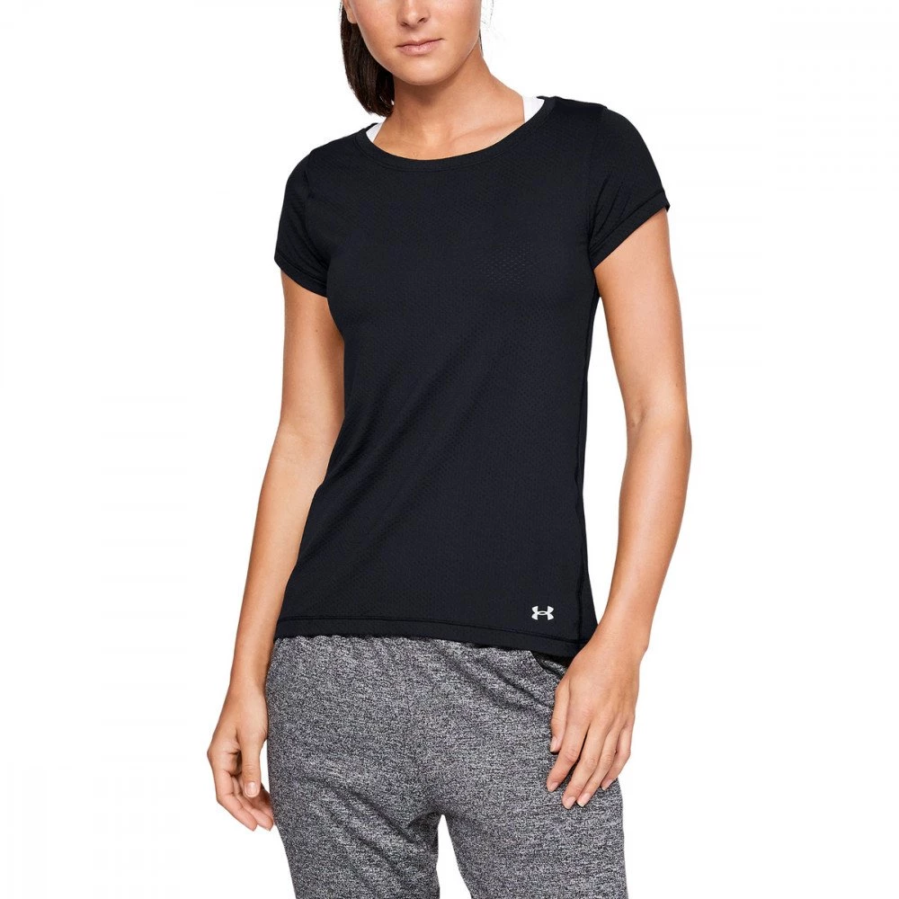 UNDER ARMOUR T-SHIRT HEATGEAR® ARMOUR DONNA Nero 3 UNDER ARMOUR T-SHIRT HEATGEAR® ARMOUR DONNA Nero - immagine 3