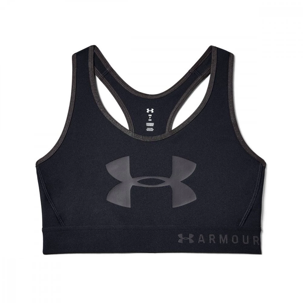 UNDER ARMOUR REGGISENO ARMOUR® MID KEYHOLE GRAPHIC Nero 1 UNDER ARMOUR REGGISENO ARMOUR® MID KEYHOLE GRAPHIC Nero