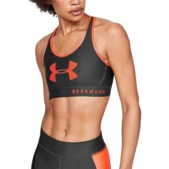 UNDER ARMOUR REGGISENO ARMOUR MID KEYHOLE GRAPHIC -Negozio online TRAINING E PALESTRA Italia 2022 under armour 1344333 reggiseno armour mid keyhole graphic abbigliamento training e palestra donna 039173501 010 3