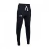 UNDER ARMOUR PANTALONI JOGGER RIVAL SOLID BAMBINO Nero