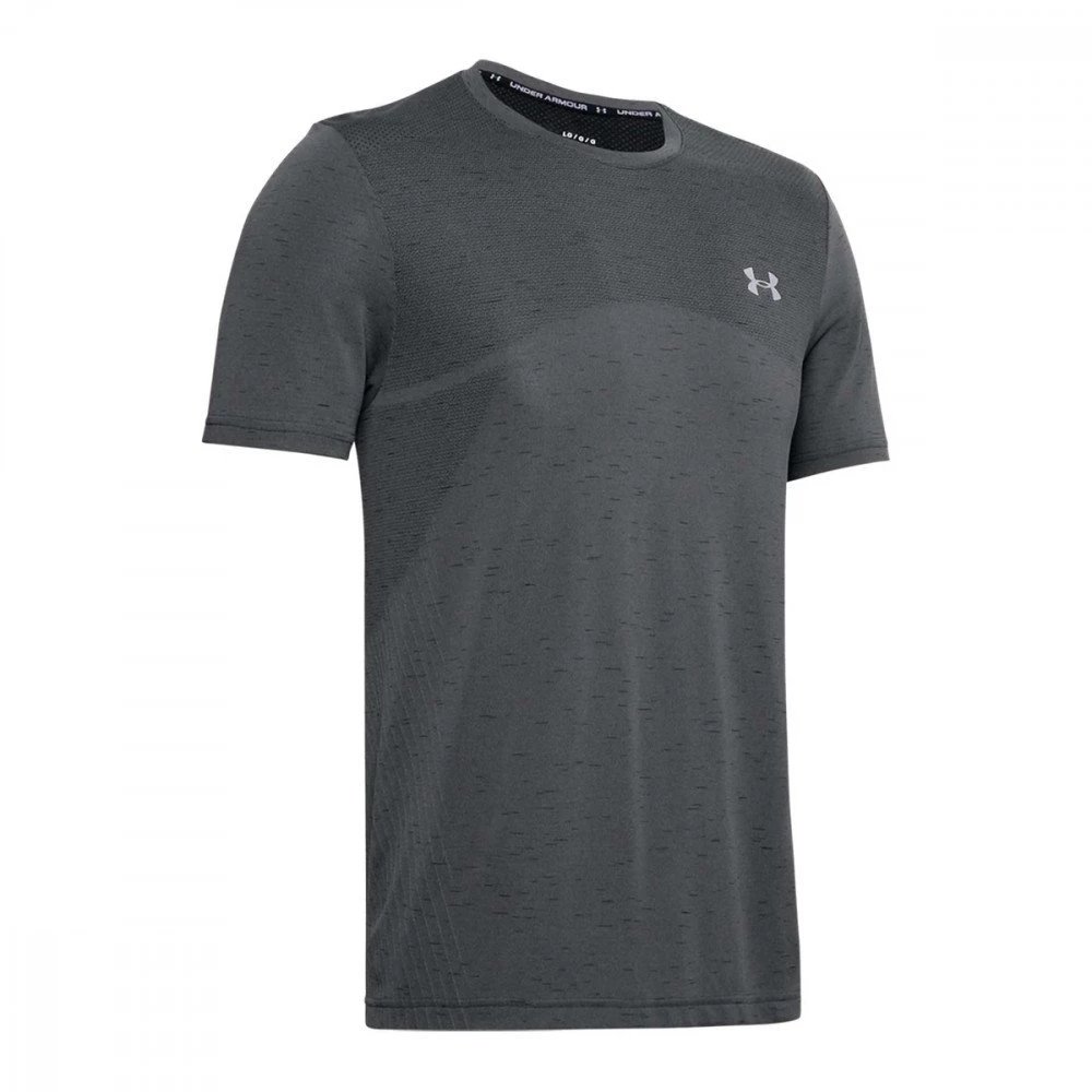 UNDER ARMOUR T-SHIRT SEAMLESS Grigio 1 UNDER ARMOUR T-SHIRT SEAMLESS Grigio