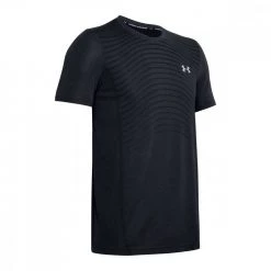 UNDER ARMOUR T-SHIRT SEAMLESS WAVE Nero