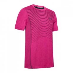 UNDER ARMOUR T-SHIRT SEAMLESS WAVE Fucsia