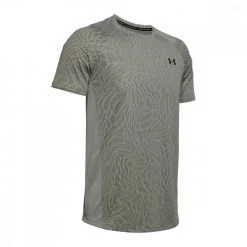 UNDER ARMOUR T-SHIRT MK-1 JACQUARD Grigio