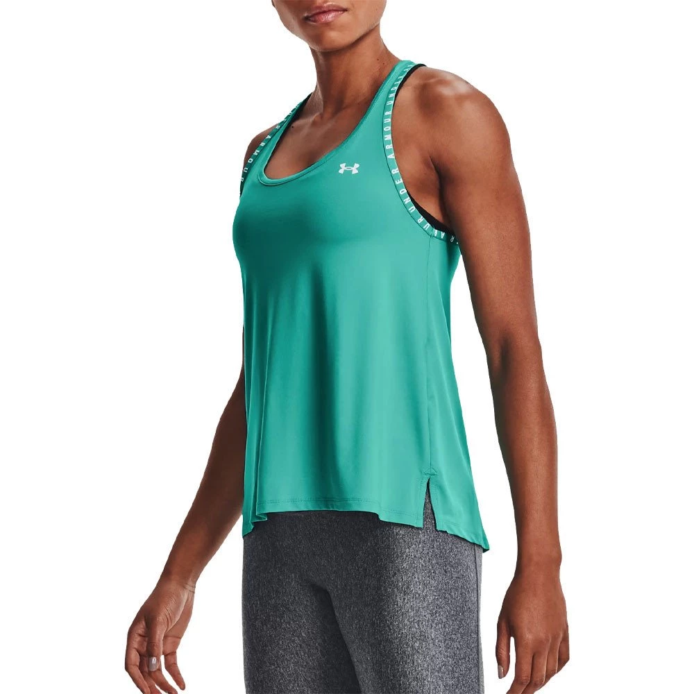 UNDER ARMOUR CANOTTA KNOCKOUT DONNA Verde 3 UNDER ARMOUR CANOTTA KNOCKOUT DONNA Verde - immagine 3