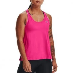 UNDER ARMOUR CANOTTA KNOCKOUT DONNA Fucsia -Negozio online TRAINING E PALESTRA Italia 2022 under armour 1351596 canotta knockout donna abbigliamento training e palestra donna 044897101 695 3