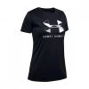 UNDER ARMOUR T-SHIRT BIG LOGO TECH BAMBINA Nero