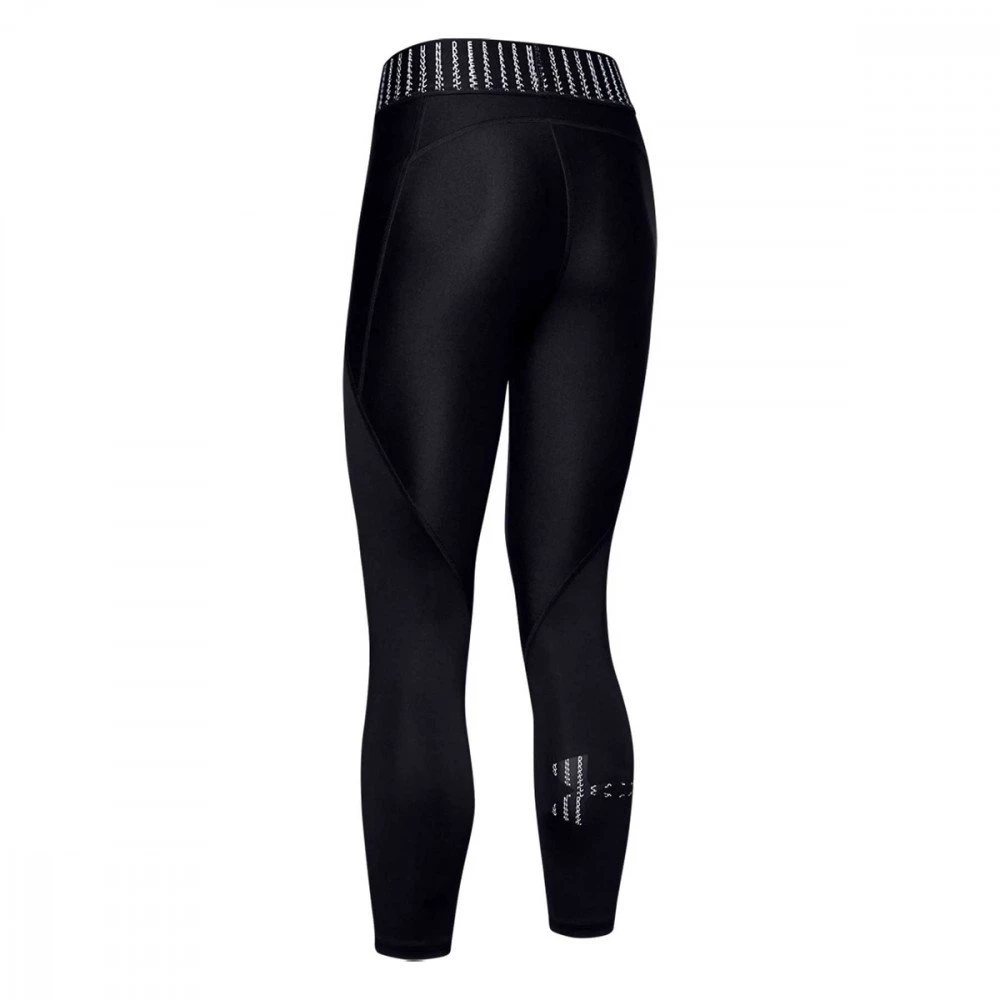 UNDER ARMOUR LEGGINGS HEATGEAR® ANKLE CROP FASCIA LOGATA DONNA Nero - immagine 2