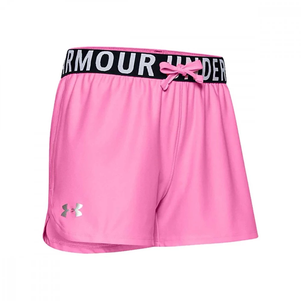 UNDER ARMOUR SHORT PLAY UP SOLID BAMBINO Rosa