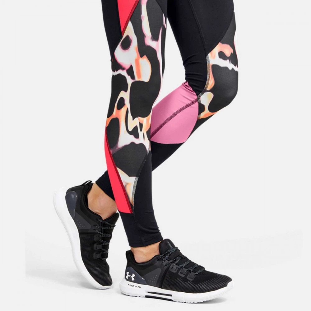 UNDER ARMOUR LEGGINGS RUSH™ PRINT COLOR BLOCK DONNA Nero - immagine 2
