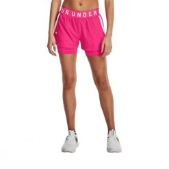 UNDER ARMOUR SHORT PLAY-UP 2IN1 DONNA Fucsia -Negozio online TRAINING E PALESTRA Italia 2022 under armour 1351981 short play up 2in1 donna abbigliamento training e palestra donna 044897201 695 3