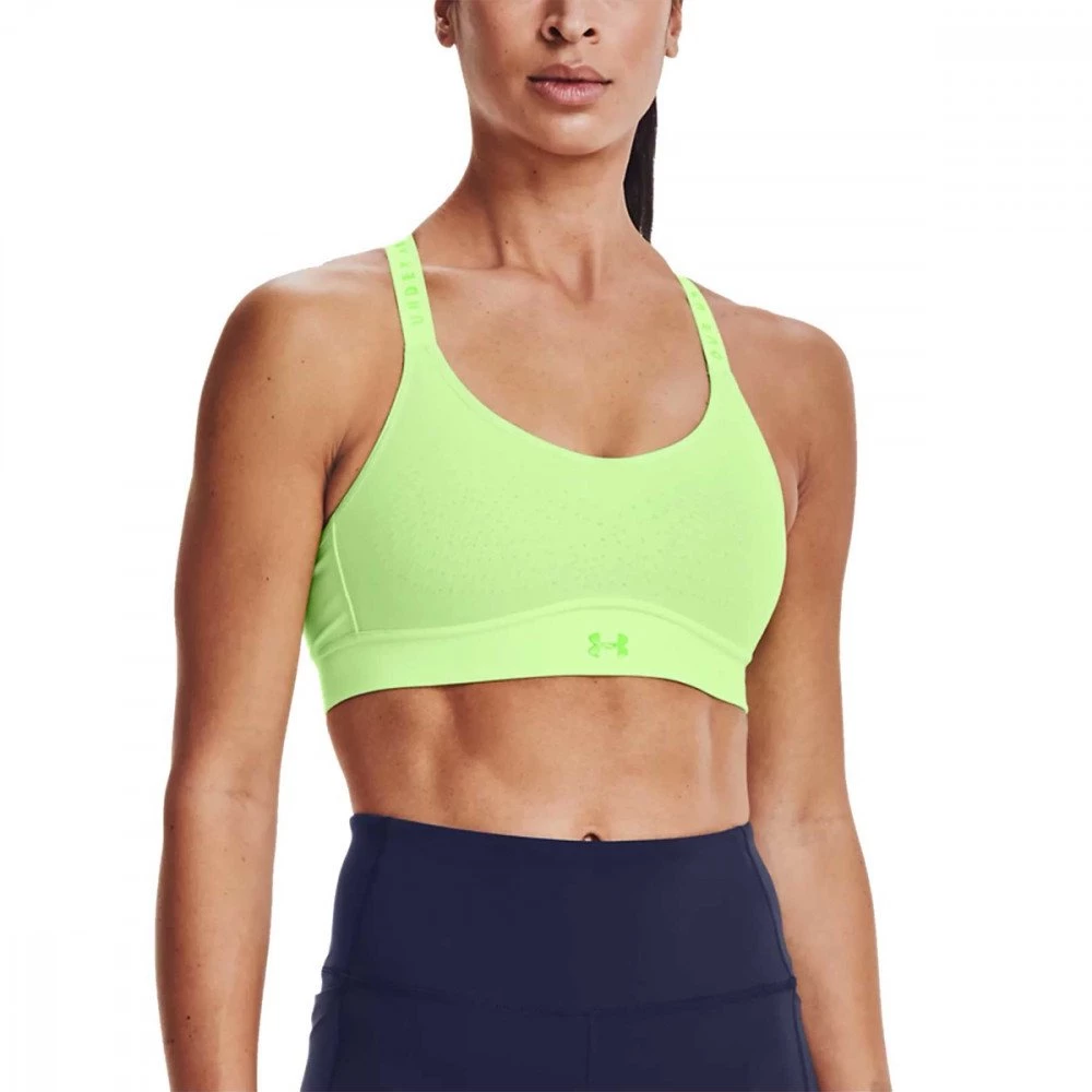 UNDER ARMOUR REGGISENO HEATGEAR® INFINITY MID Lime 3 UNDER ARMOUR REGGISENO HEATGEAR® INFINITY MID Lime - immagine 3