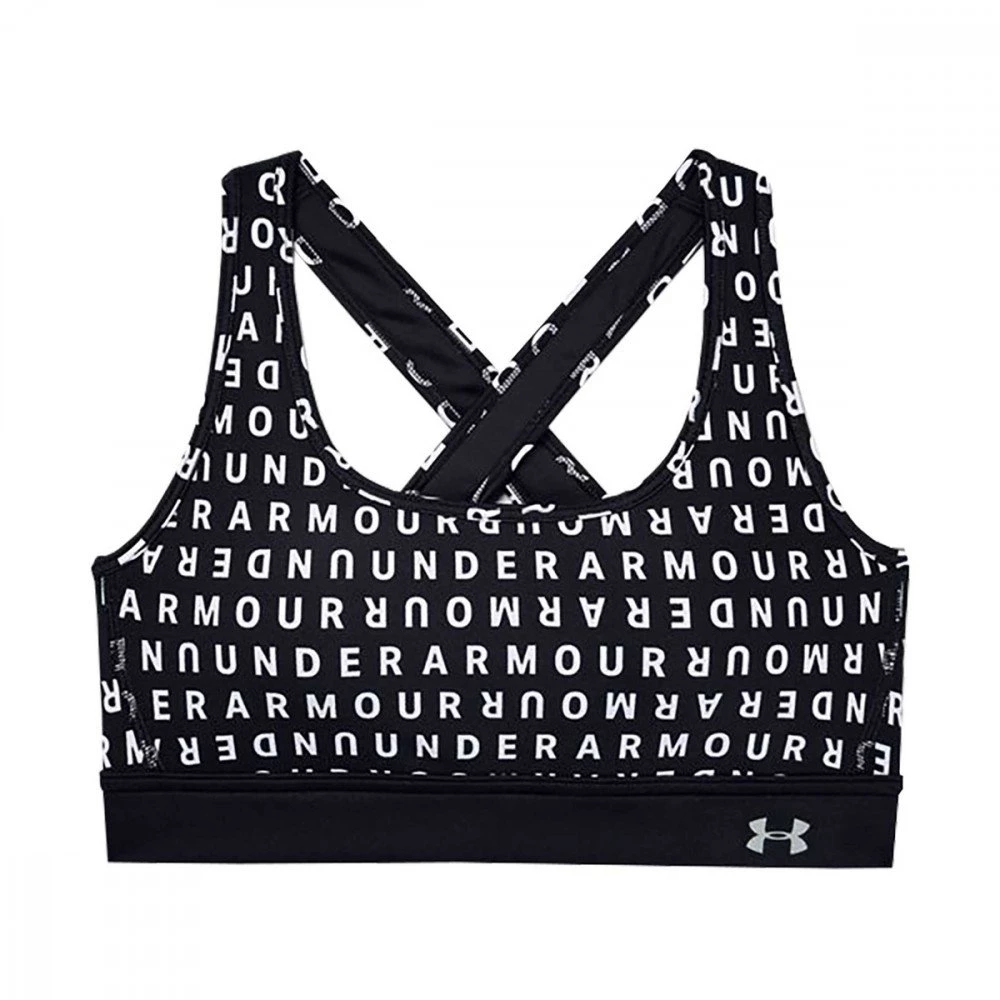 UNDER ARMOUR REGGISENO HEATGEAR® CROSSBACK PRINT Nero 1 UNDER ARMOUR REGGISENO HEATGEAR® CROSSBACK PRINT Nero