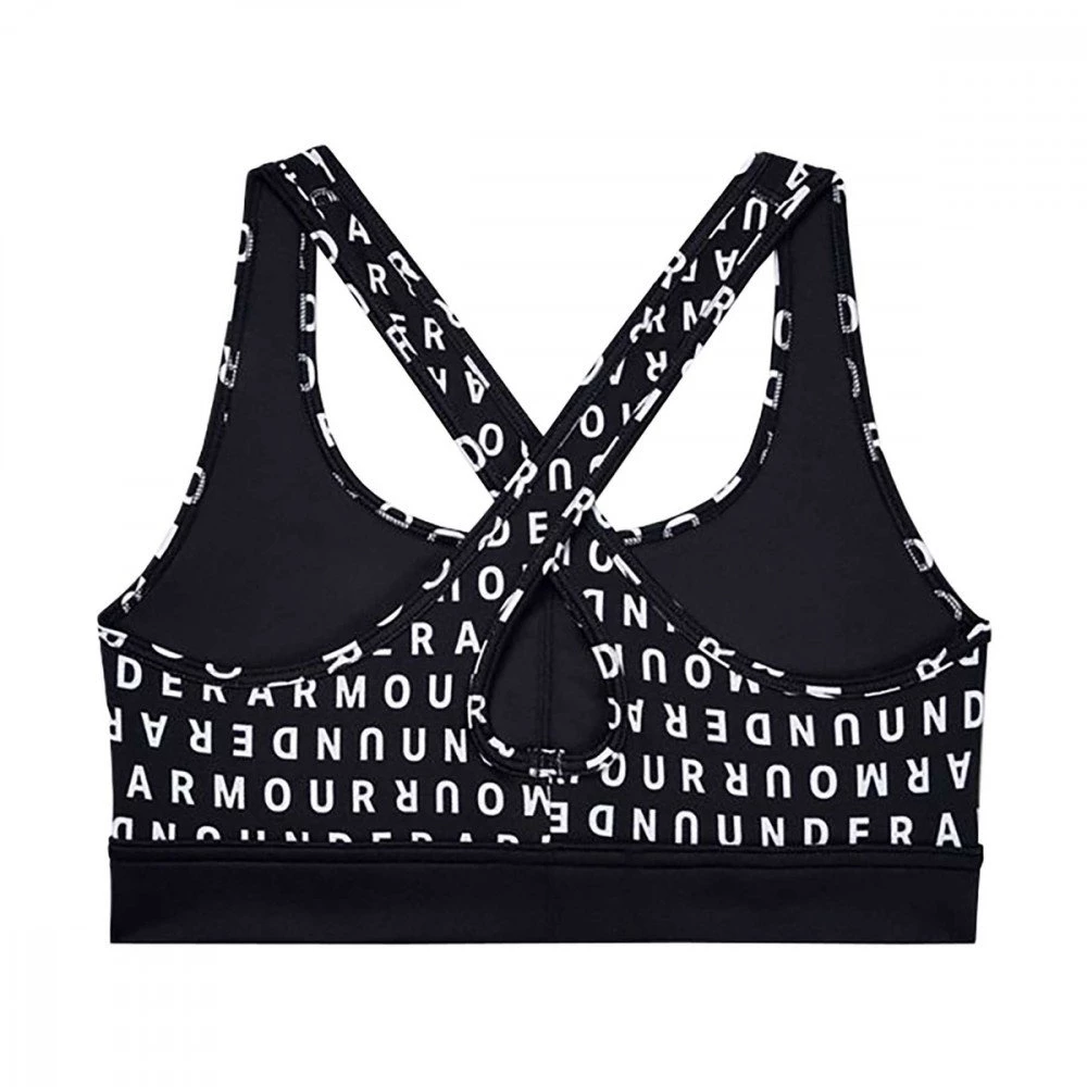 UNDER ARMOUR REGGISENO HEATGEAR® CROSSBACK PRINT Nero 2 UNDER ARMOUR REGGISENO HEATGEAR® CROSSBACK PRINT Nero - immagine 2