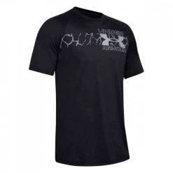 UNDER ARMOUR T-SHIRT TECH 2.0 GRAPHIC Nero