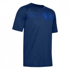 UNDER ARMOUR T-SHIRT TECH 2.0 GRAPHIC Blu