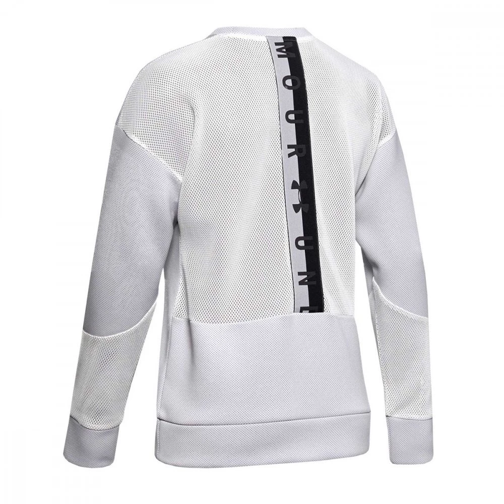 UNDER ARMOUR MAGLIA MANICA LUNGA MOVE MESH INSERT DONNA Bianco - immagine 2