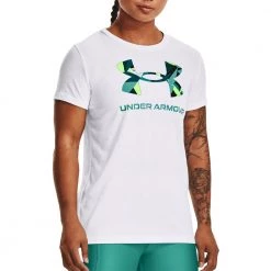 UNDER ARMOUR T-SHIRT SPORTSTYLE GRAPHIC DONNA Bianco -Negozio online TRAINING E PALESTRA Italia 2022 under armour 1356305 t shirt sportstyle graphic donna abbigliamento training e palestra donna 044938001 106 3