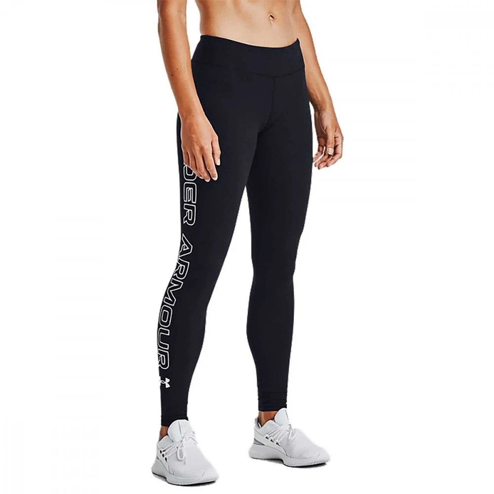 UNDER ARMOUR LEGGINGS UA FAVORITE WORDMARK DONNA Nero 4 UNDER ARMOUR LEGGINGS UA FAVORITE WORDMARK DONNA Nero - immagine 4