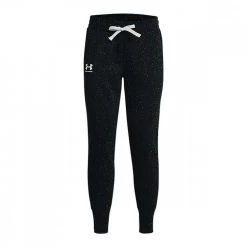 UNDER ARMOUR PANTALONI JOGGER RIVAL FLEECE DONNA Nero